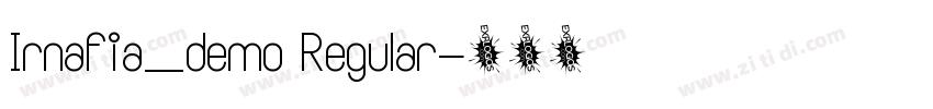 Irnafia_demo Regular字体转换